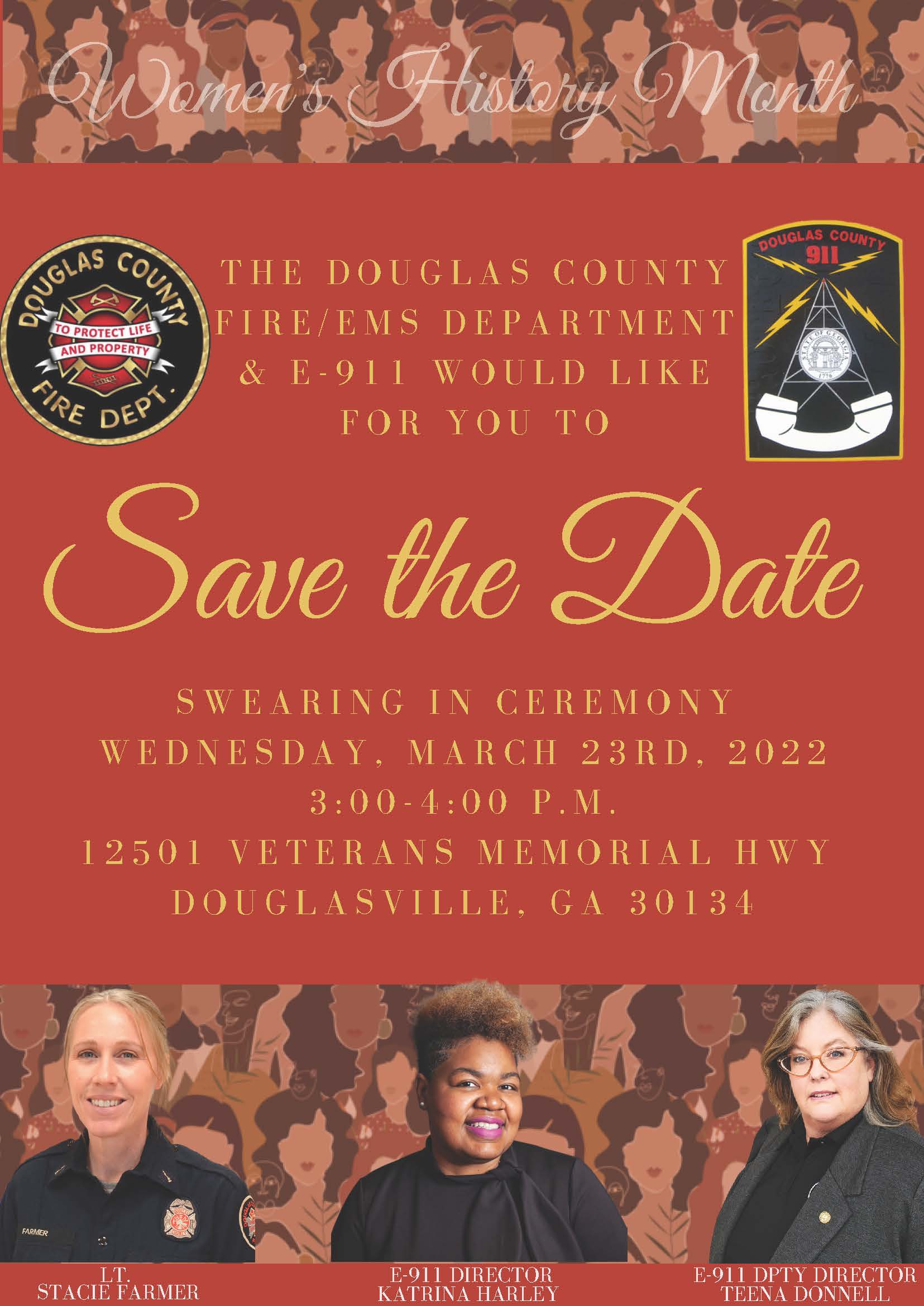 Fire Department Womens Swearing In