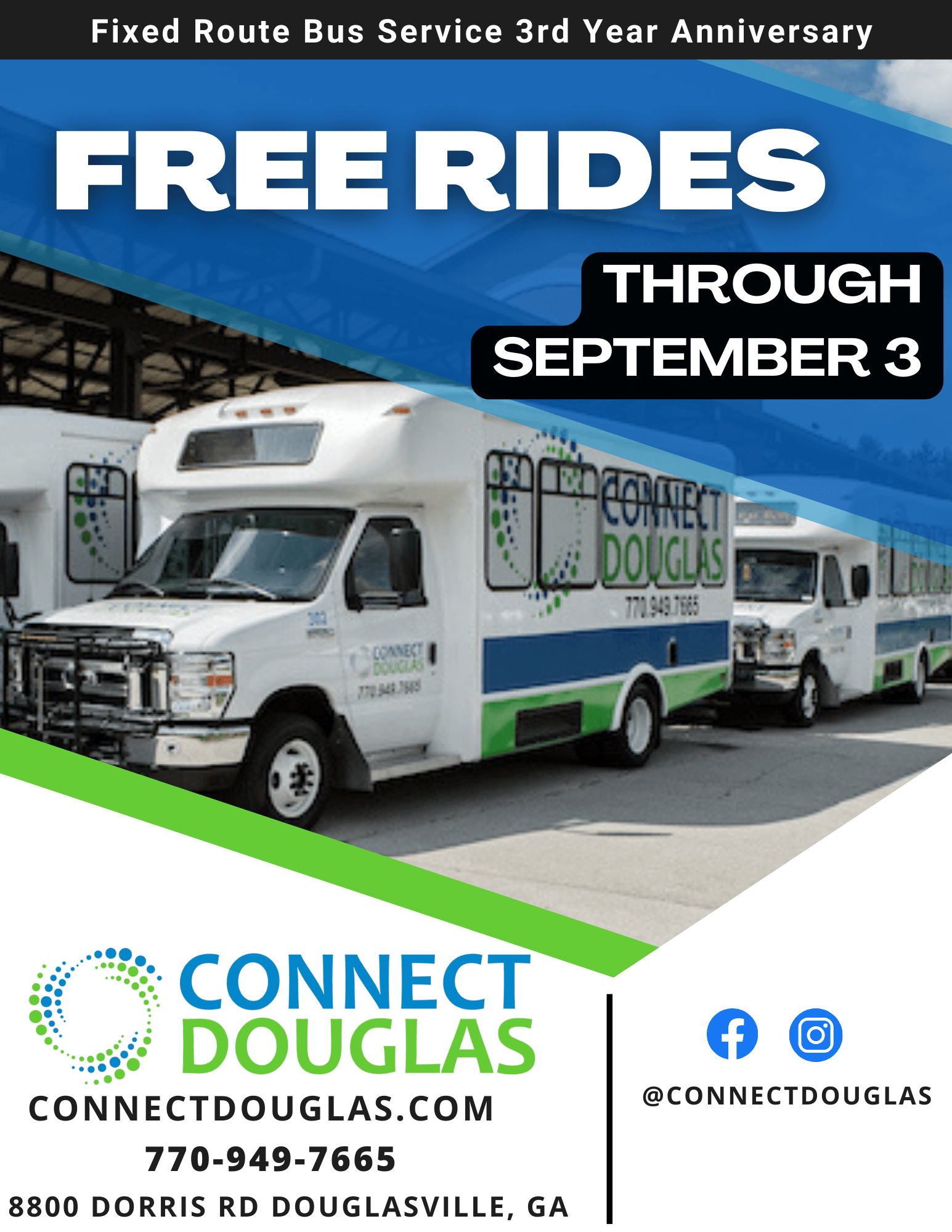 Connect Douglas Free Rides 2022_flyer