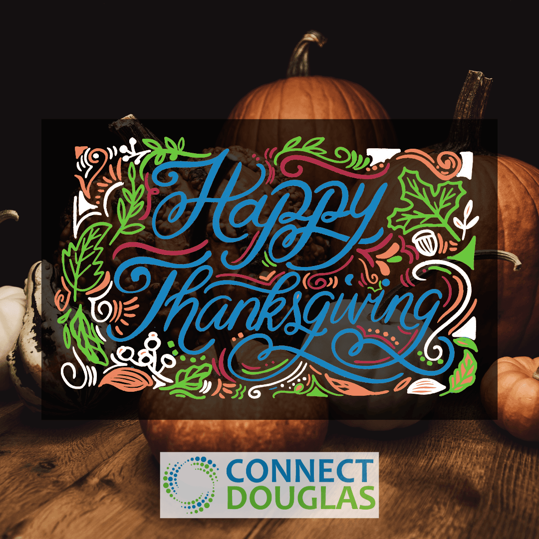 Connect Douglas Thanksgiving graphic