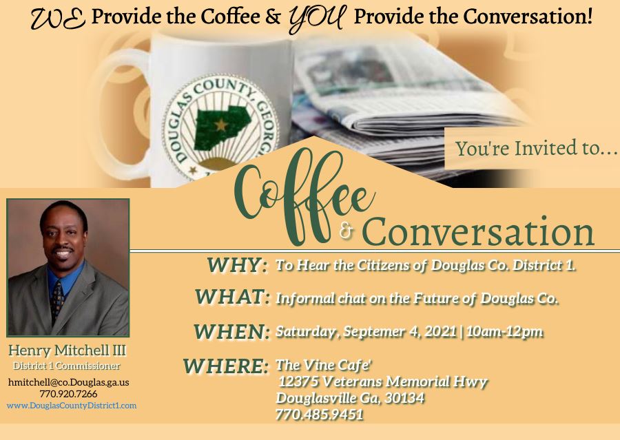 Coffee Conversation (front) - (Sept. 4th)